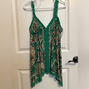 INC paisley print camisole top.